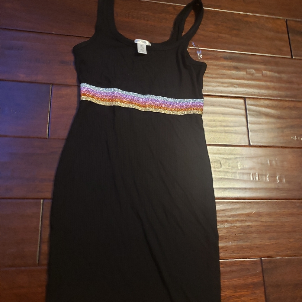 Women Black Dresss with Sequin